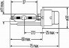 D4S 42V 35W Лампа розжарювання XENON STANDARD HELLA 8GS 007 949-311 (фото 2)