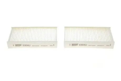Фільтр салону BMW X3 (F25)/X4 (F26) 2.0/3.0D 10-18 (к-кт 2шт.) B47/N20/N47/N52/N55/N57 HENGST FILTER E3934LI-2