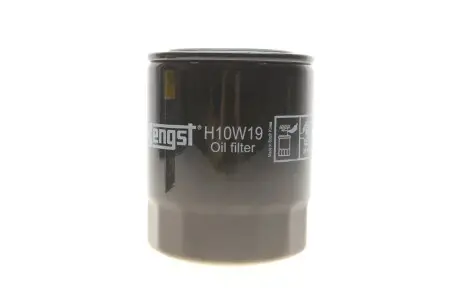 Фильтр масляный двигателя HYUNDAI H-1, HD45, KIA CARNIVAL II 2.5, 2.9 CRDI 03- (выр-во HENGST) HENGST FILTER H10W19
