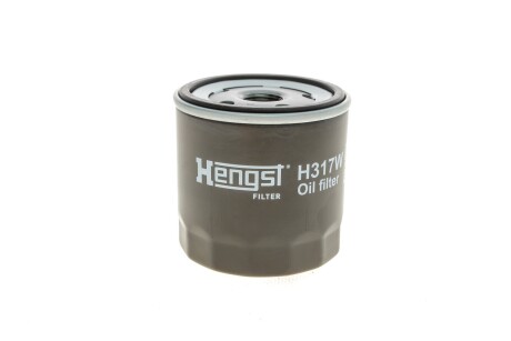 Фильтр масляный двигателя VW GOLF VI, VII, SKODA FABIA III 1.0-1.5 TSI 12- (выр-во HENGST) HENGST FILTER H317W01