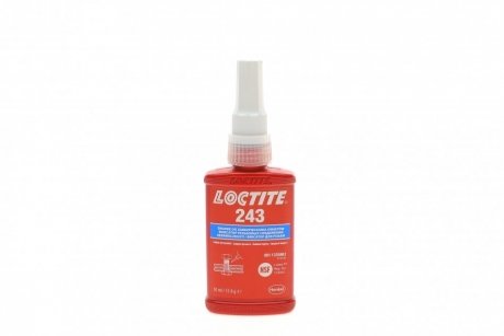 LOCTITE 243, 50ML Фиксатор резьбы (синий) (средняя фиксация), макс. диаметр резьбы М36 Henkel 1335863