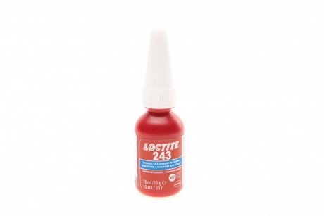 LOCTITE 243, 10ML Фиксатор резьбы (синий) (средняя фиксация), макс. диаметр резьбы М36 Henkel 1918989