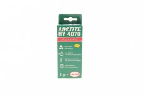 LOCTITE HY 4070, 11G Клей двохкомпонентний гібридний (10:1/висок. вязк./4 насадки) Henkel 2237457