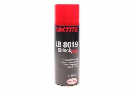 LOCTITE LB 8019, 400ML Змазка, раскислитель ржавчини, жидкий ключ, (утримання розчинників 89%) Henkel 589891