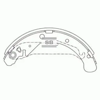 Тормозные колодки Hi-Q (SANGSIN) SA119