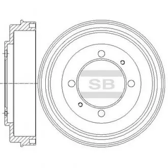Диск тормозной Hi-Q (SANGSIN) SD4318