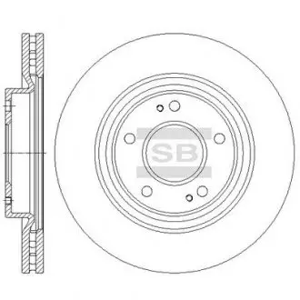Диск гальмівний Hi-Q (SANGSIN) SD4336