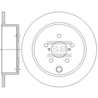 Диск тормозной Hi-Q (SANGSIN) SD4708