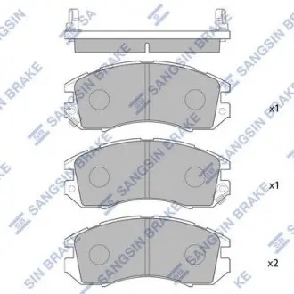 Кт. Тормозные колодки Hi-Q (SANGSIN) SP1120
