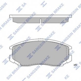 Кт. Гальмiвнi колодки Hi-Q (SANGSIN) SP1142A