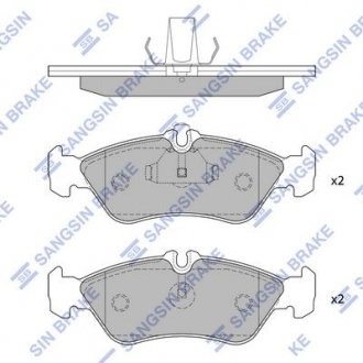 Кт. Тормозные колодки Hi-Q (SANGSIN) SP1274A