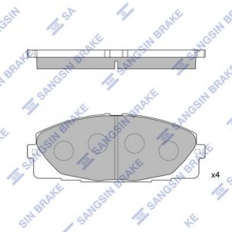 Колодки тормозные. Hi-Q (SANGSIN) SP1376