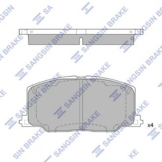 Колодки тормозные. Hi-Q (SANGSIN) SP1436