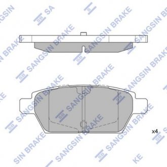 Кт. Тормозные колодки Hi-Q (SANGSIN) SP1476