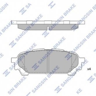 Кт. Тормозные колодки Hi-Q (SANGSIN) SP1532