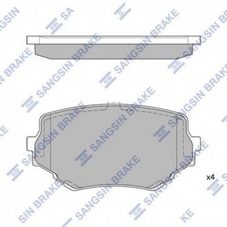 Кт. Тормозные колодки Hi-Q (SANGSIN) SP1535