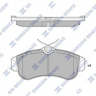 Кт. Тормозные колодки Hi-Q (SANGSIN) SP1581