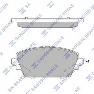 Кт. Тормозные колодки Hi-Q (SANGSIN) SP1582