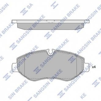 Кт. Гальмiвнi колодки Hi-Q (SANGSIN) SP1622