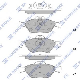 Колодки тормозные. Hi-Q (SANGSIN) SP1632