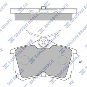 Кт. Гальмiвнi колодки Hi-Q (SANGSIN) SP1635