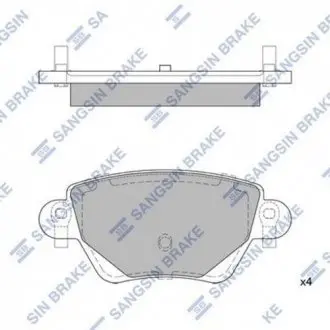 Комплект гальмівних колодок - дискові Hi-Q (SANGSIN) SP2031
