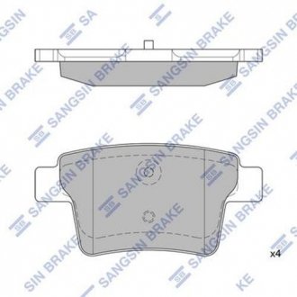 Кт. Гальмiвнi колодки Hi-Q (SANGSIN) SP2095