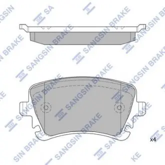 Кт. Гальмівні колодки Hi-Q (SANGSIN) SP2112-R