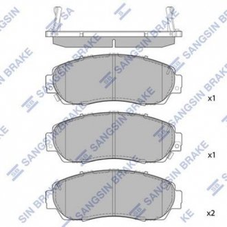 Комплект тормозных колодок. Hi-Q (SANGSIN) SP2115A