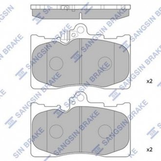 Кт. Тормозные колодки Hi-Q (SANGSIN) SP2302