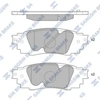Колодки тормозные дисковые Hi-Q (SANGSIN) SP4091