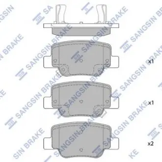 Колодки тормозные. Hi-Q (SANGSIN) SP4142