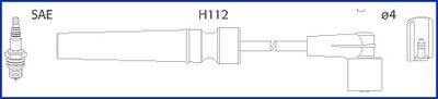 Провод зажигания Chevrolet Aveo/Daewoo Lanos 1.4/1.6 16V 97- (к-кт) (HÜCO) HITACHI 134236