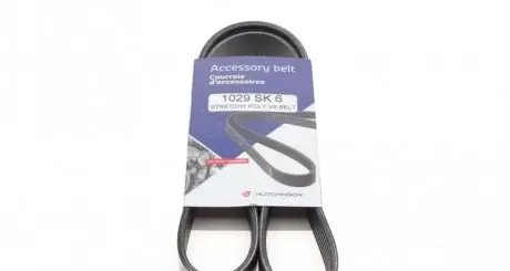 Ремінь генератора Ford Fiesta VI 08- HUTCHINSON 1029 SK 6
