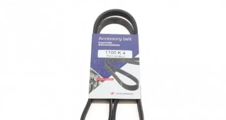 Ремень генератора Fiat/Lancia/Nissan/Subaru (4PK1100) HUTCHINSON 1100 K 4
