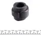 Втулка стабилизатора (переднего) Audi A6/VW Passat 96-05 (d=27mm) HUTCHINSON 590085 (фото 4)
