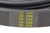 Ремінь генератора Fiat Fiorino 1.4/1.6i 93-01/Mitsubishi Galant 1.8/2.0 87-03/Toyota Hilux 2.4 97-05 HUTCHINSON 935 K 4 (фото 3)