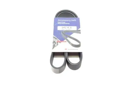 Ремінь генератора BMW 3 (F30)/5 (F10) 11-16 (N55B30A) (8PK942) HUTCHINSON 942 K 8