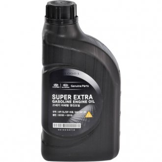 Олія ДВЗ 5W-30 1 л Super Extra Gasoline SL/GF-3 п/с (05100-00110) Mobis Hyundai/Kia/Mobis 0510000110