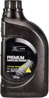 Олія ДВЗ 5W-20 1 л Premium Gasoline SL/GF-3 п/с (05100-00121) Mobis Hyundai/Kia/Mobis 0510000121
