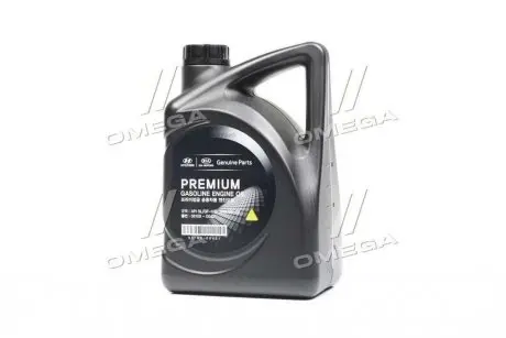 Олія ДВЗ 5W-20 4 л Premium Gasoline SL/GF-3 п/с (05100-00421) Mobis Hyundai/Kia/Mobis 0510000421