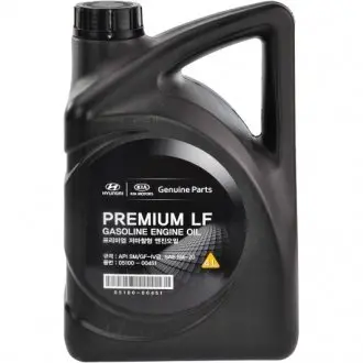 Олія ДВЗ 5W-20 4 л Premium LF Gasoline SM/GF-4 синт. Mobis Hyundai/Kia/Mobis 05100-00451