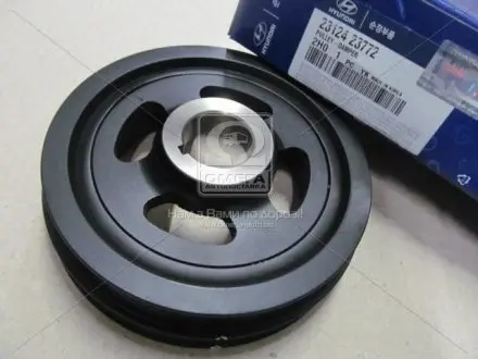 Шків колінвалу Tucson (04-, 06-) 2.0i Mobis Hyundai/Kia/Mobis 23124-23772