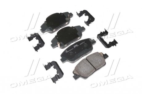 Колодки тормозные передние (выр-во Mobis) Hyundai/Kia/Mobis 581012TA00