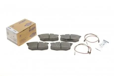 Колодки гальмівні (передні) Peugeot 106/306 91-04 (+датчики L=180mm/305mm) ICER 180866