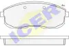 Колодки тормозные (передние) Nissan 200SX/Silvia 88-94 ICER 181100 (фото 1)