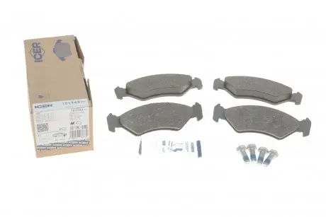 Колодки тормозные (передние) Ford Fiesta 91-03/Ka 97-08/Mazda 121 96-03 ICER 181143-700