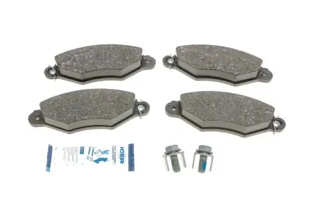 Колодки тормозные (передние) Citroen Xsara 97-05 ICER 181204-702