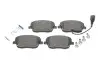 Колодки тормозные (передние) Seat Ibiza/VW Polo 01-09/Skoda Fabia 99-14/Roomster 06-15 (+датчик) ICER 181597-701 (фото 1)