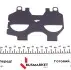 Колодки тормозные (передние) MB C-class (W205)/E-class (W213/C238)/GLC-class (X253)/CLS (C257) 15- ICER 182282 (фото 2)
